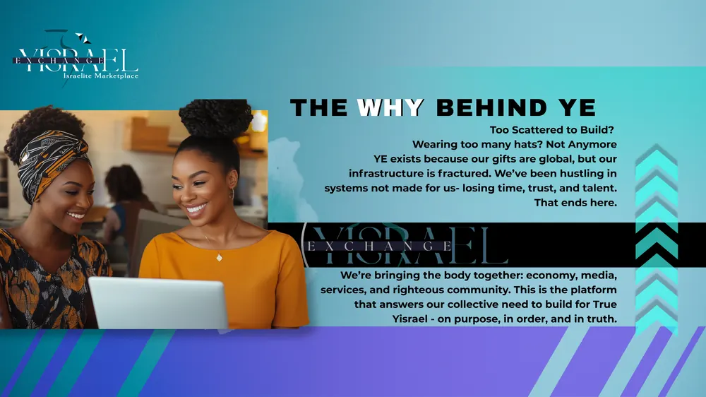 Yisrael Exchange, the why